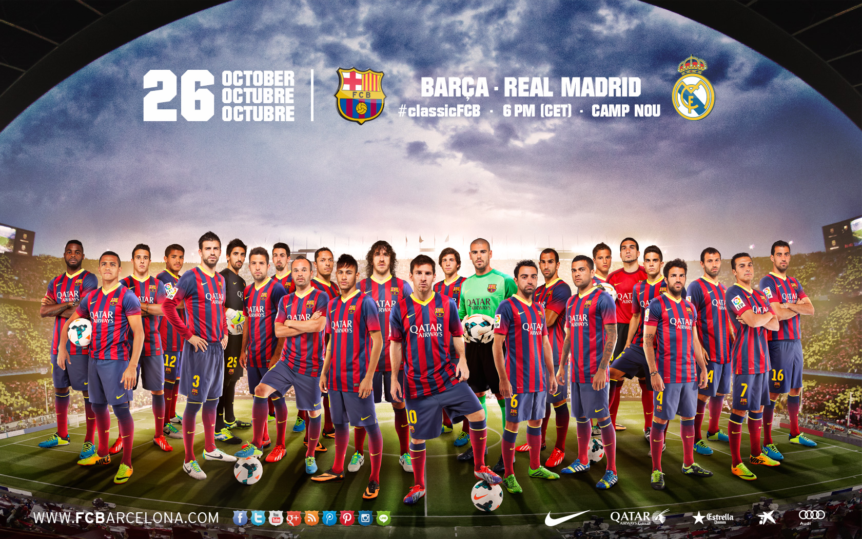 The Cl Sico S Wallpaper Fc Barcelona