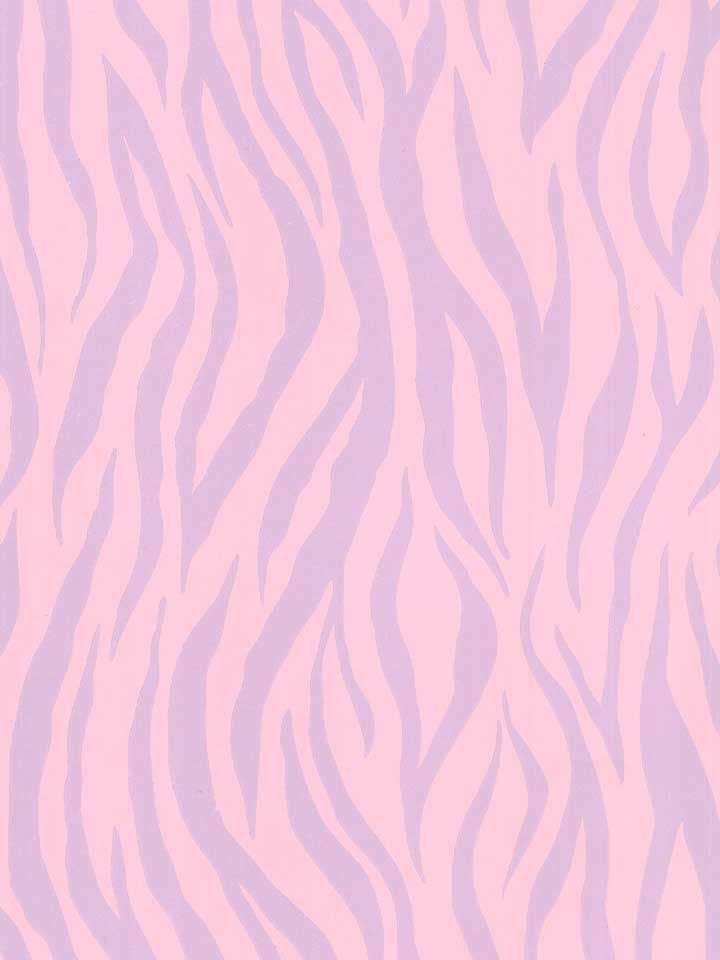 Pink And Purple Zebra Print Wallpaper
