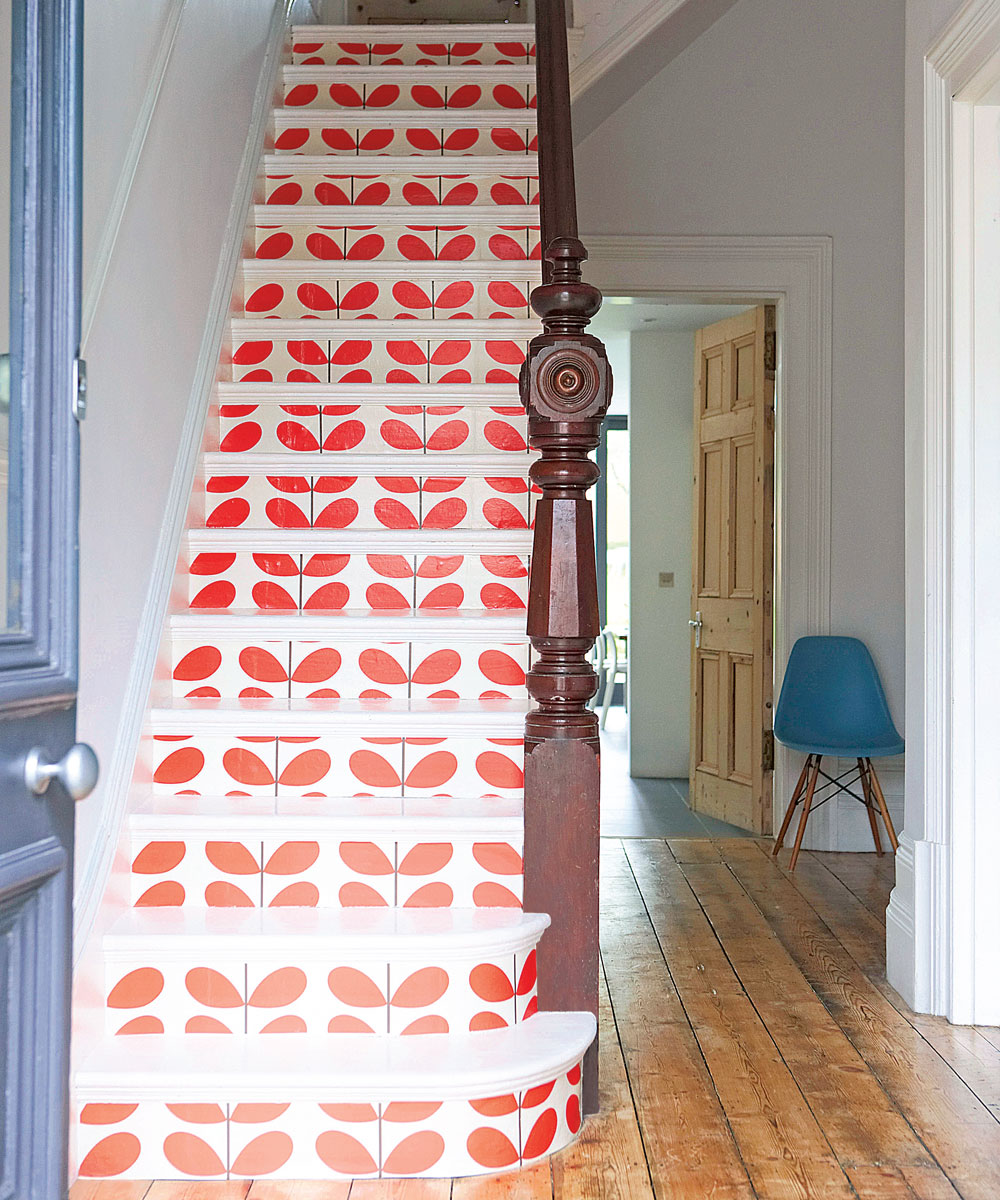 How To Wallpaper Your Stairs For