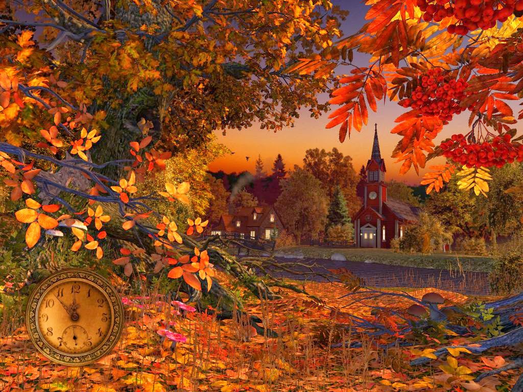3d Autumn Leaves HD Wallpaper Pictures