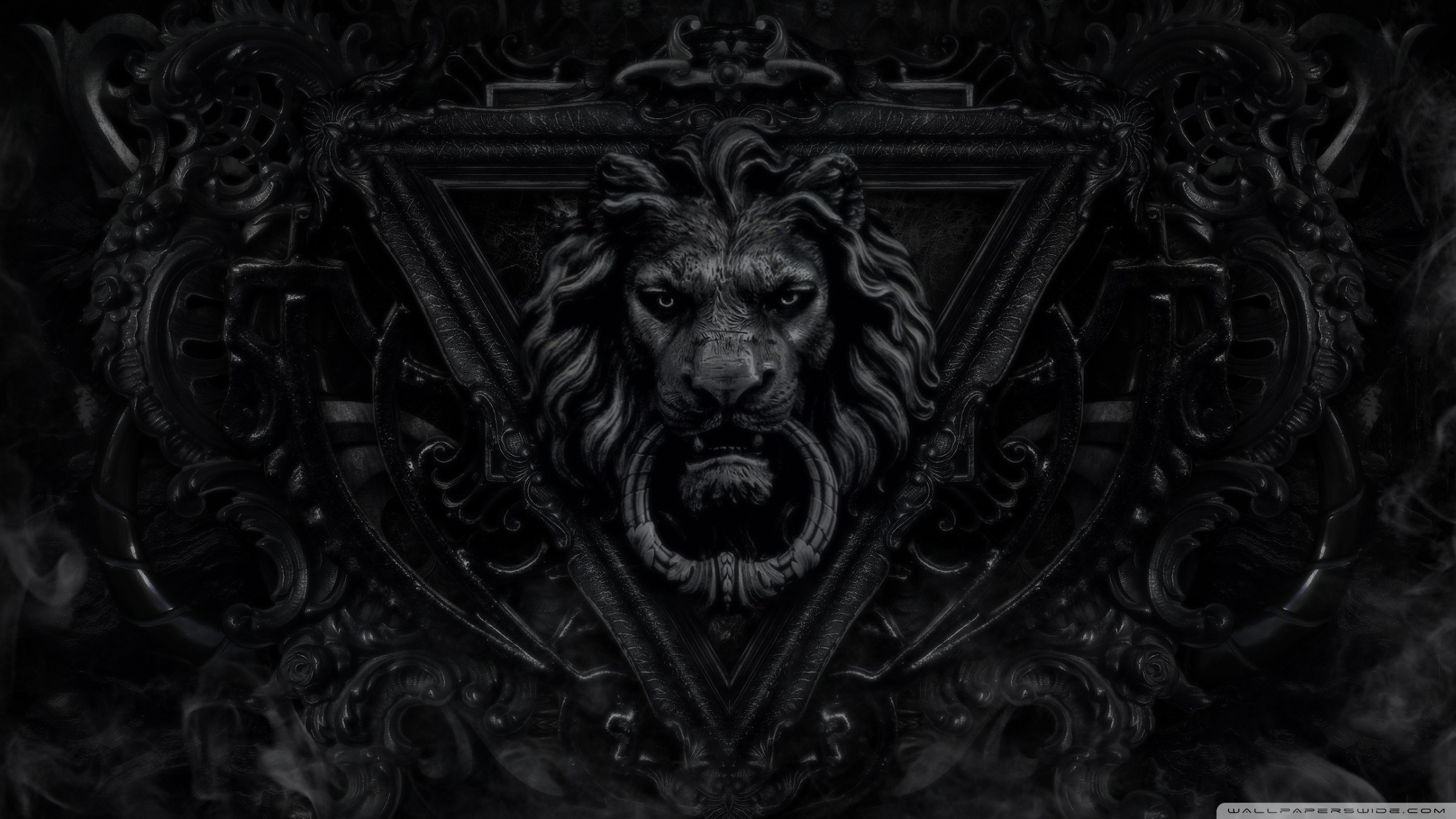 Dark Gothic Lion 4k HD Desktop Wallpaper For Ultra Tv