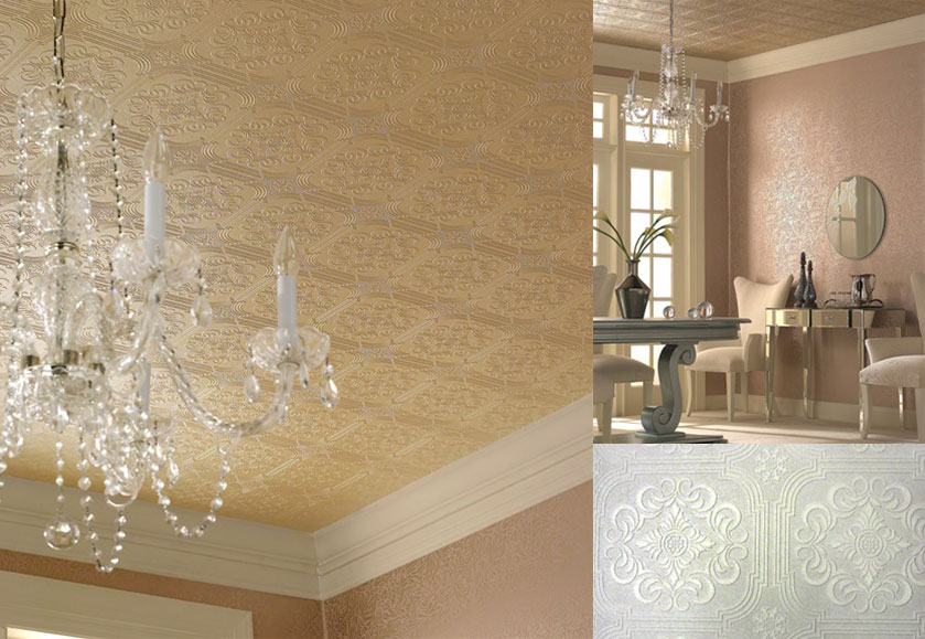 Free Download Apply Textured Wallpaper Ceiling 839x579 For