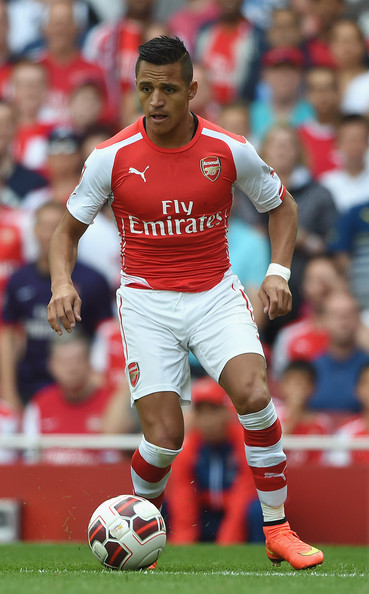 Alexis Sanchez Of Arsenal In Action During The Emirates