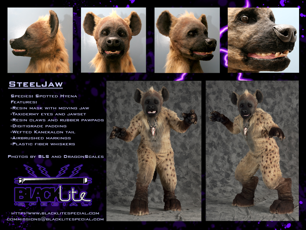 Steeljaw Spotted Hyena Full Costume By Fur Affinity
