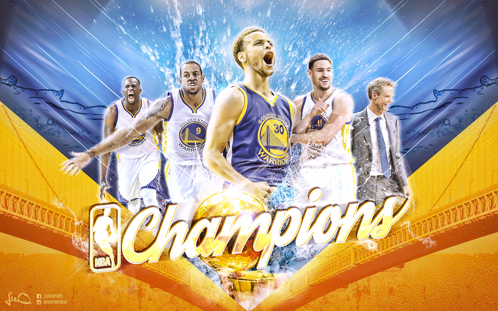 Golden State Warriors Nba Champions Basketball Wallpaper At