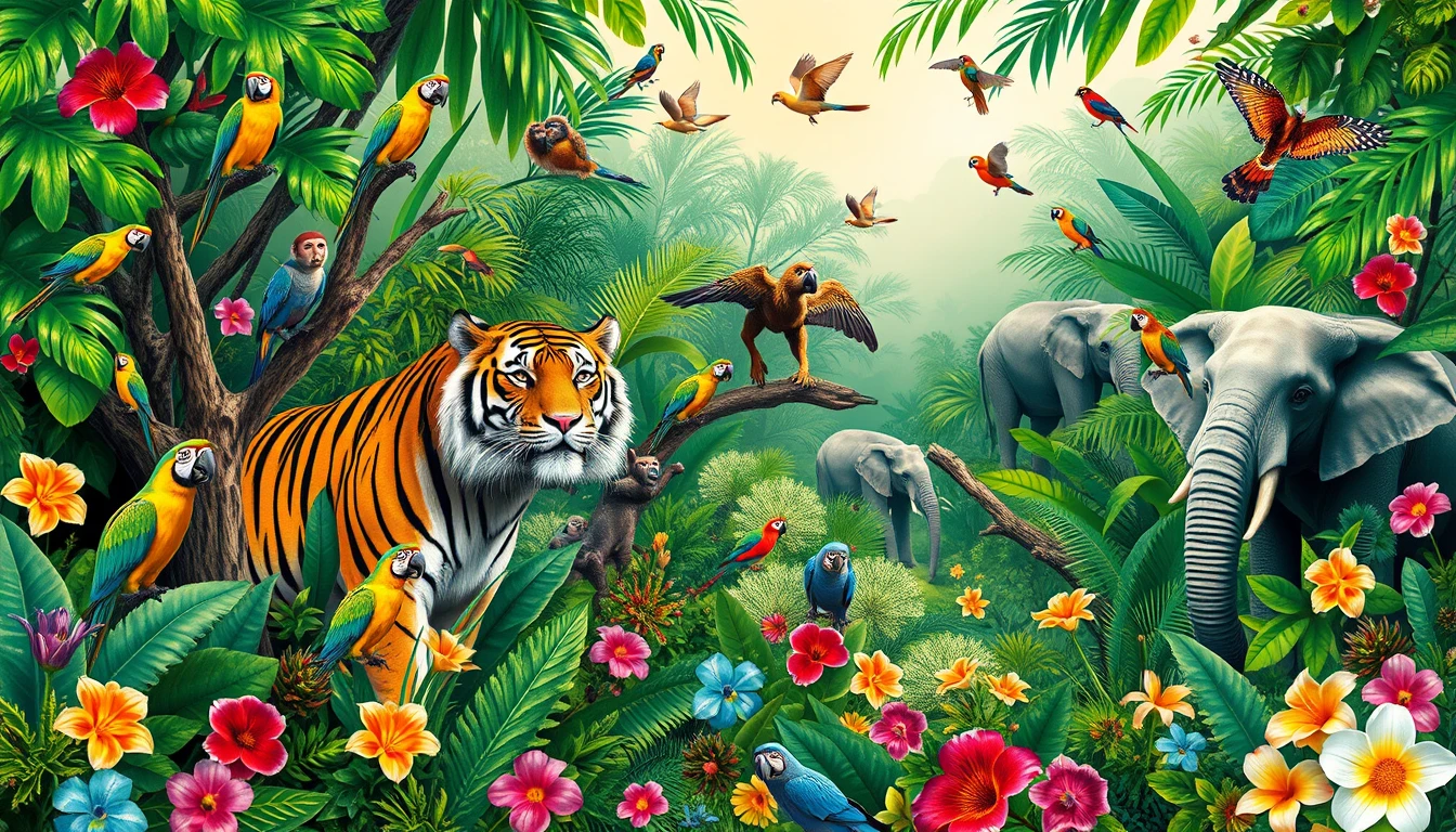 Jungle Animal Wallpaper
