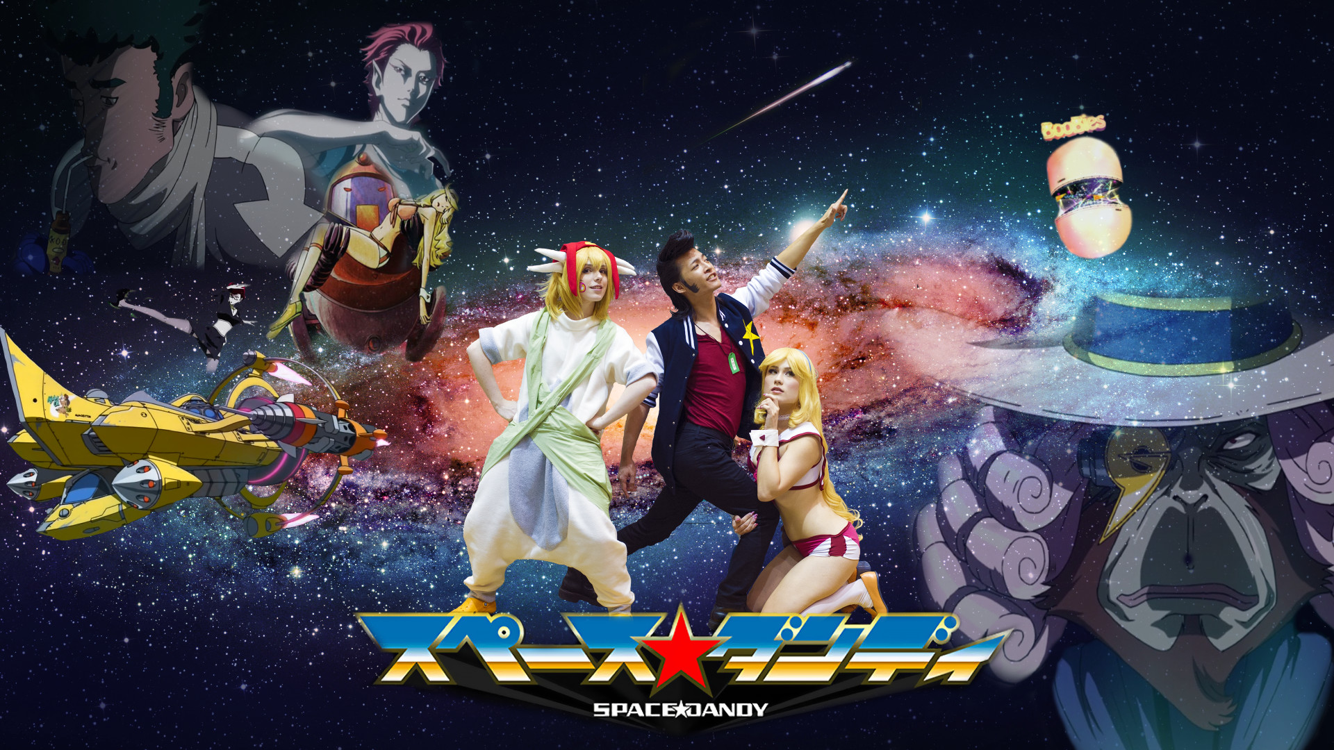 Cosplay Space Dandy Movie Poster Attempt