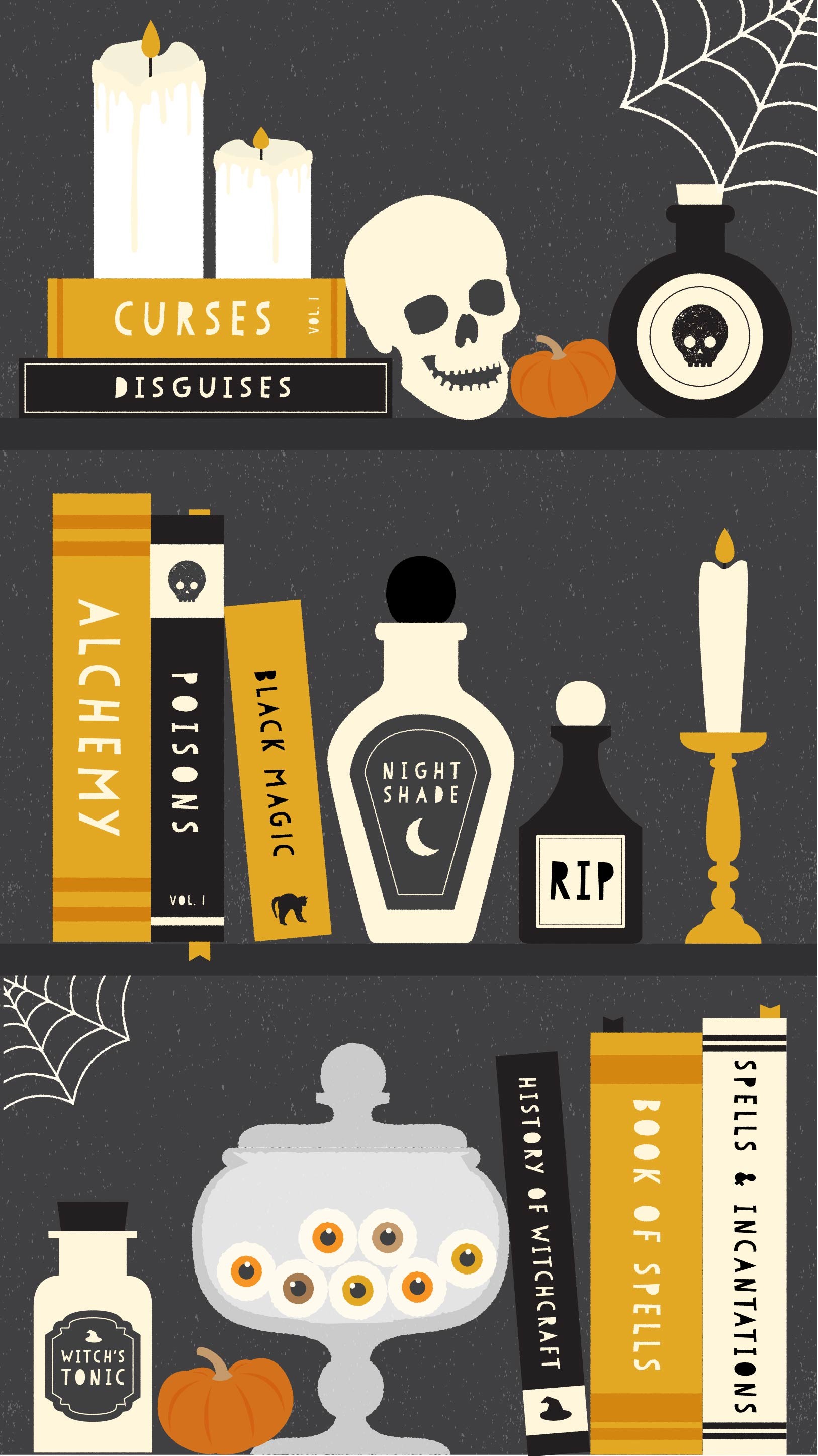 Cute Halloween iPhone Wallpaper