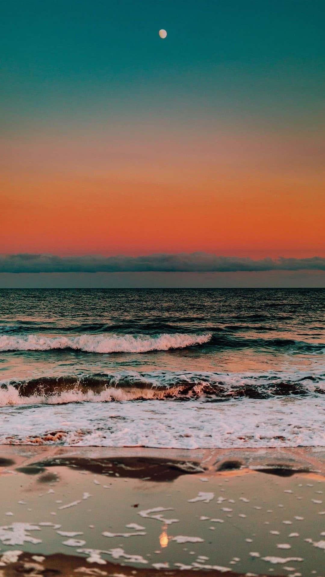Aesthetic Summer Sunset Beach Picture Wallpaper