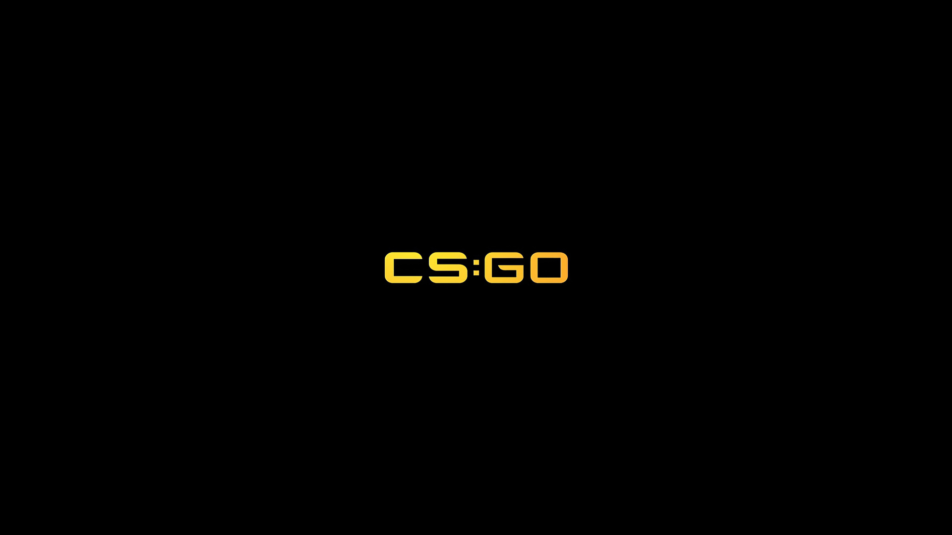 CS:GO Logo on a Black Background