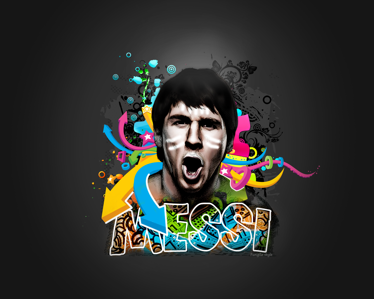 Best Lionel Messi Effect Wallpaper Picture With