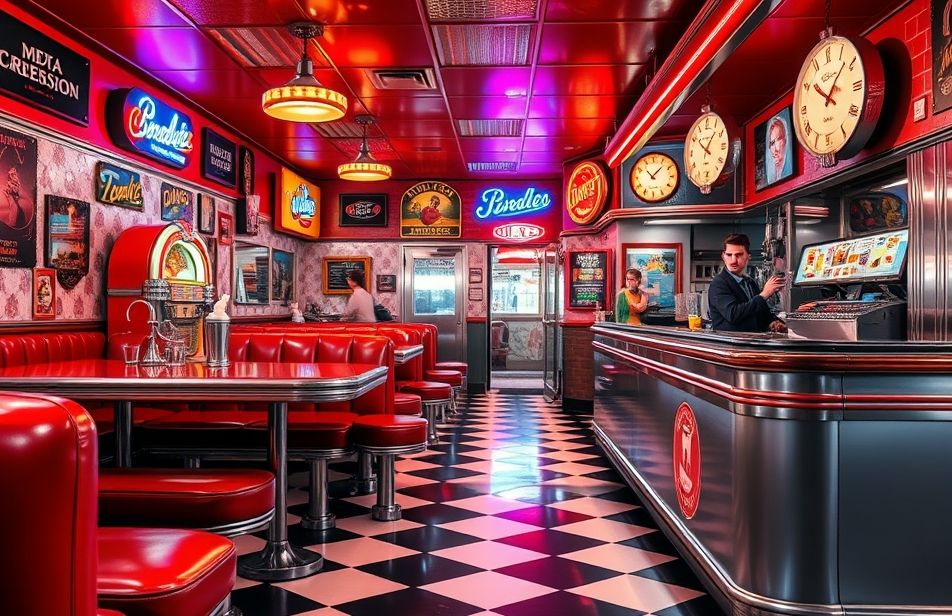 50s Diner Wallpaper