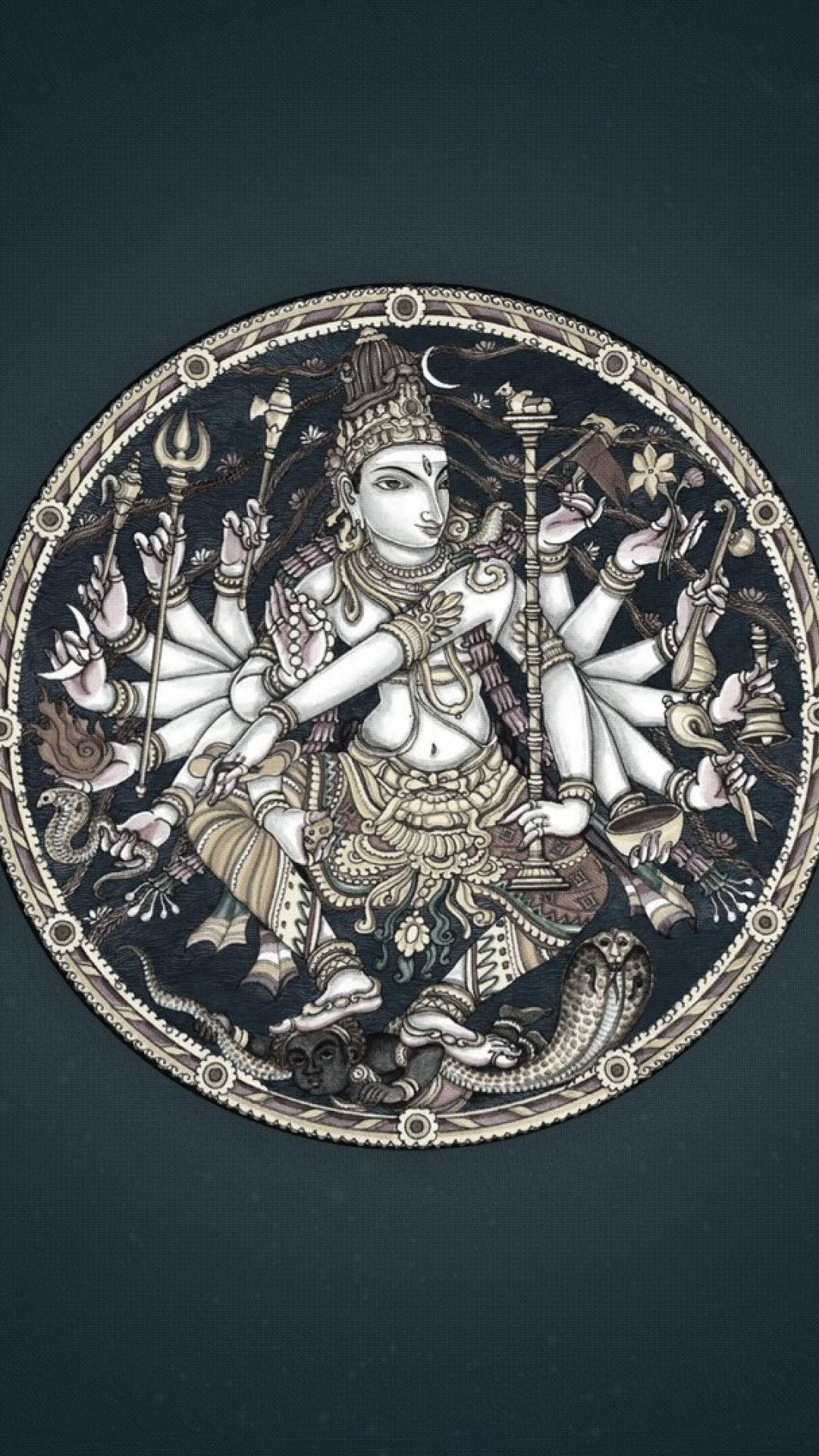 Hindu iPhone Religious Art Wallpaper