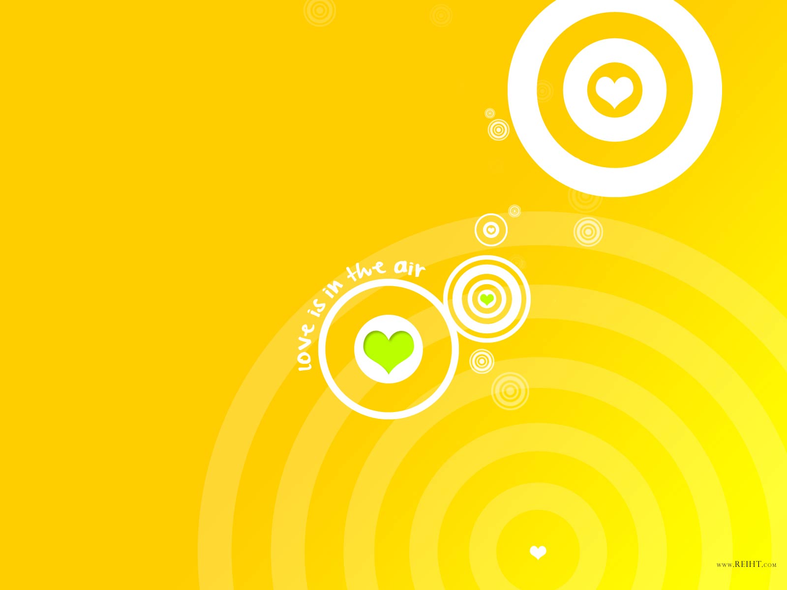 Yellow Love Wallpaper Top Desktop