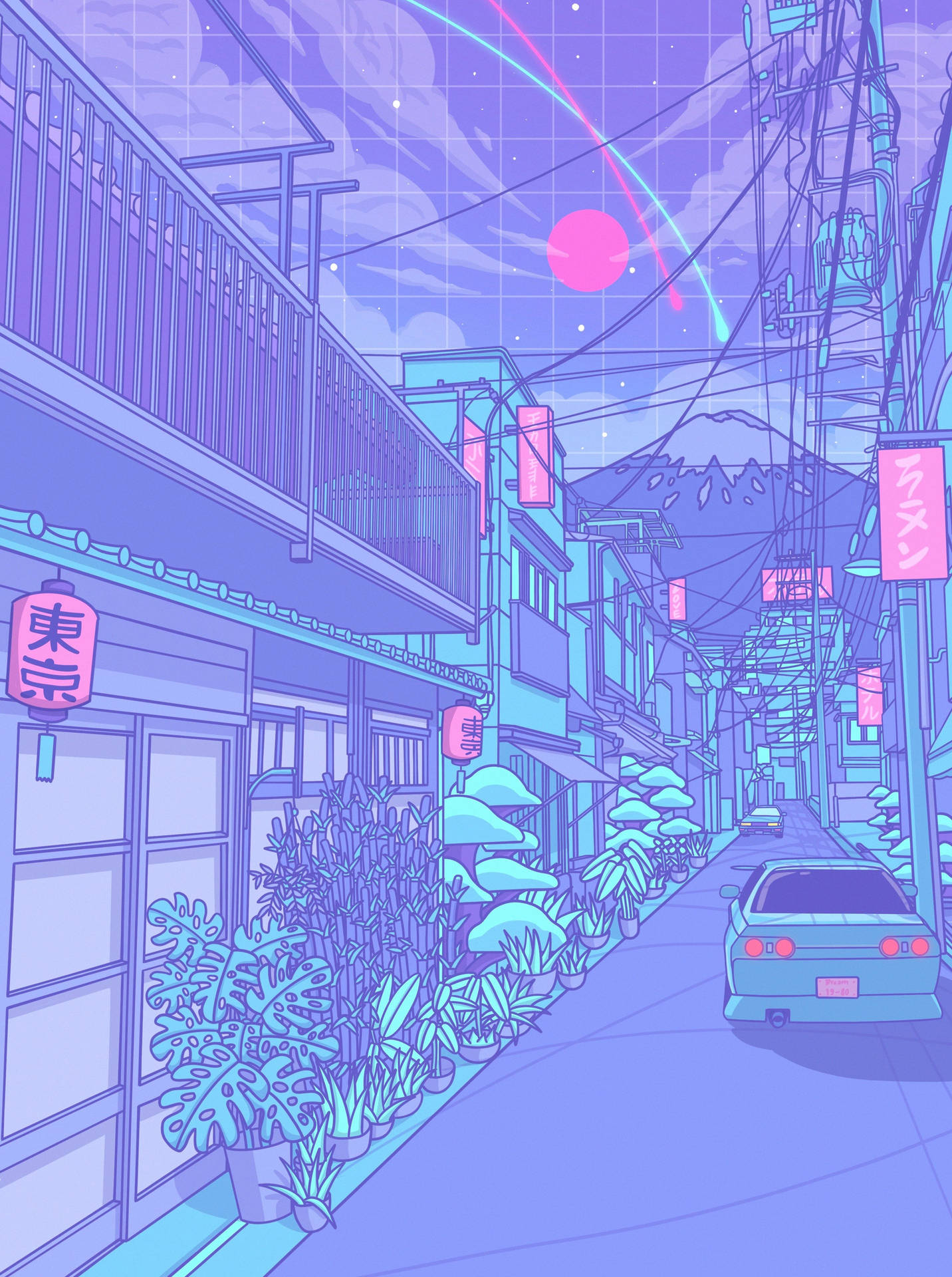 Blue Pastel Aesthetic Wallpaper