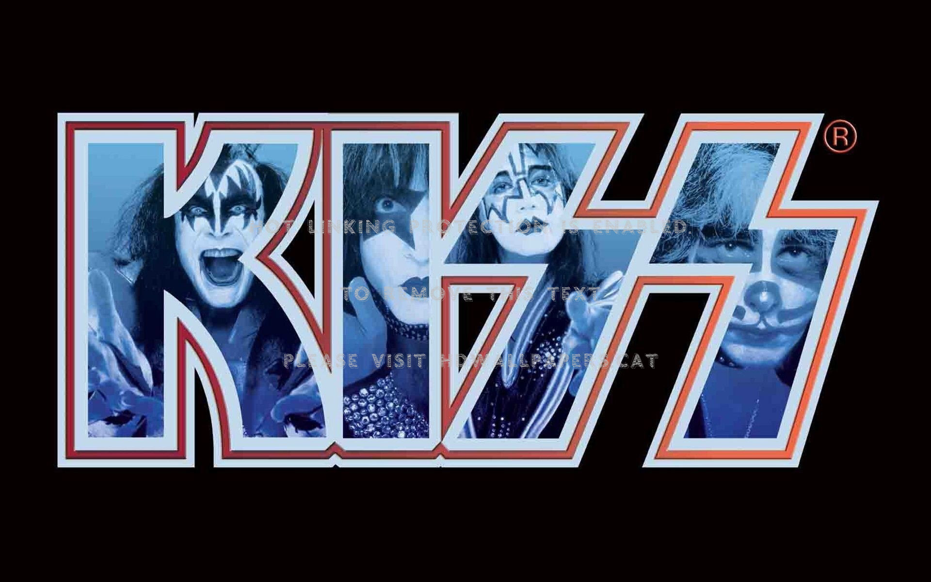 Kiss Logo Theme Artwork Rock And Roll Band