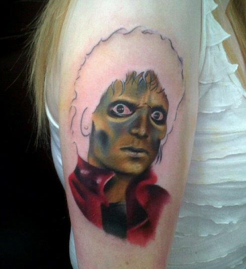 My First Tattoo Michael Jackson Thriller Zombie By Moonwalkerr On