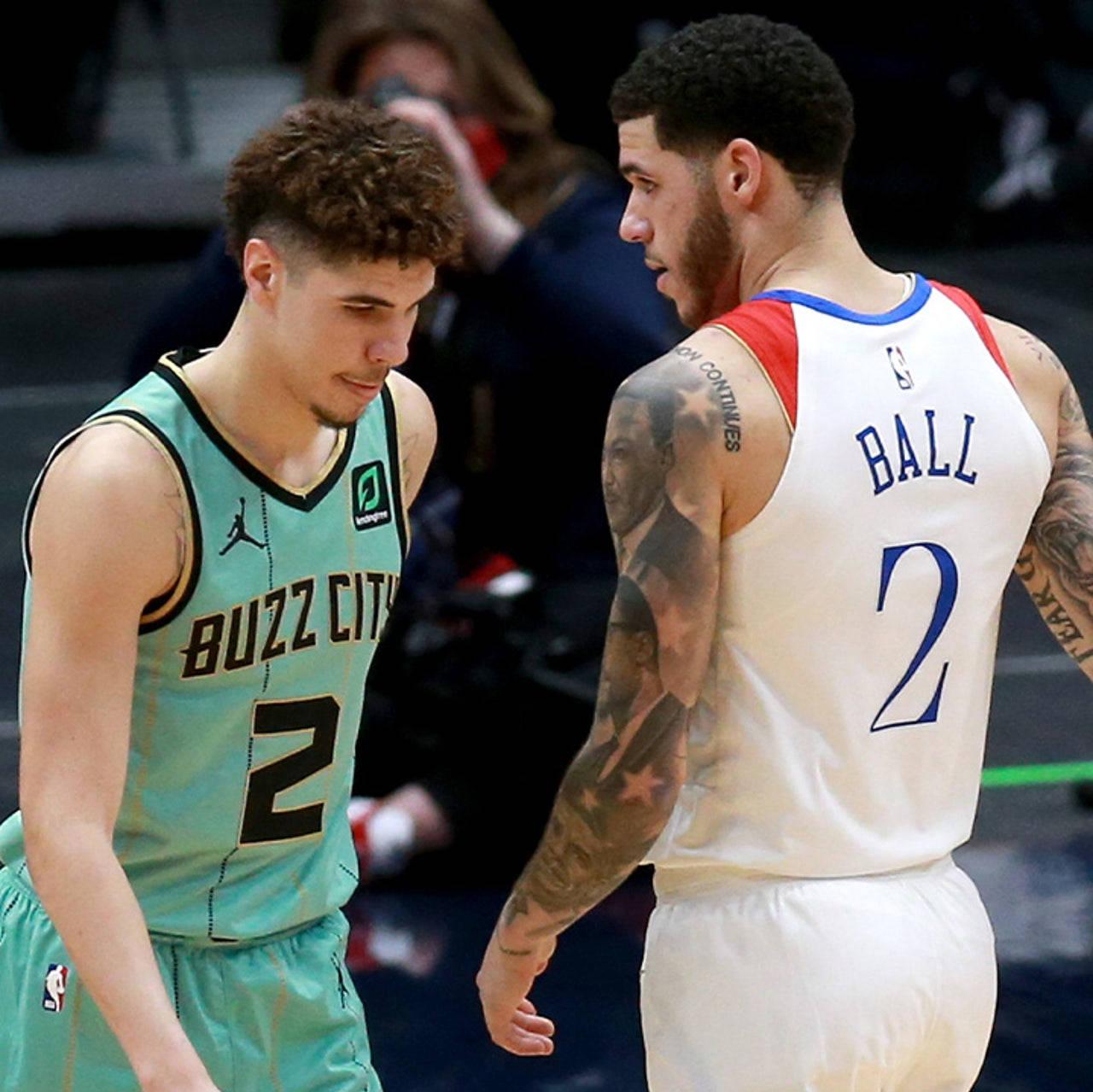 Download Lonzo Ball And LaMelo Ball Wallpaper