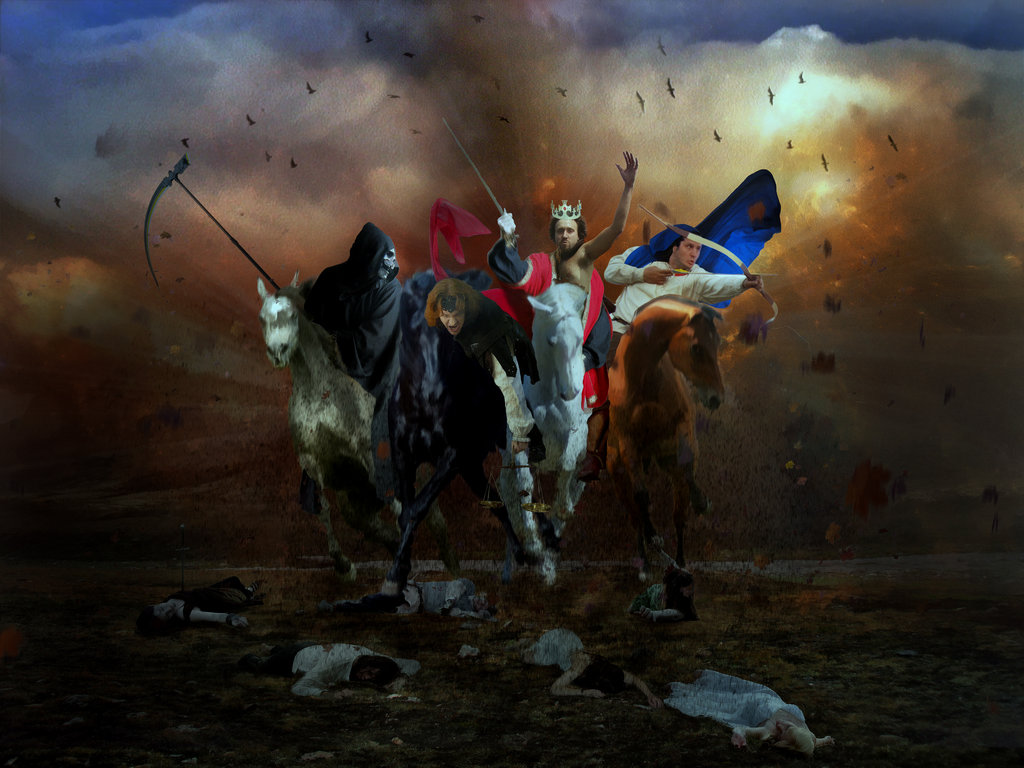 Four Horsemen of the Apocalypse by Manink on
