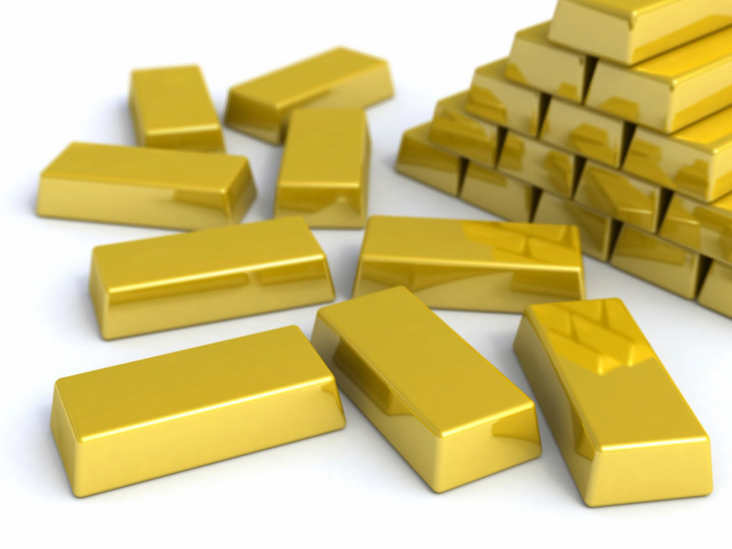 Gold Bar Is A Quantity Of Refined Metallic Any Shape That