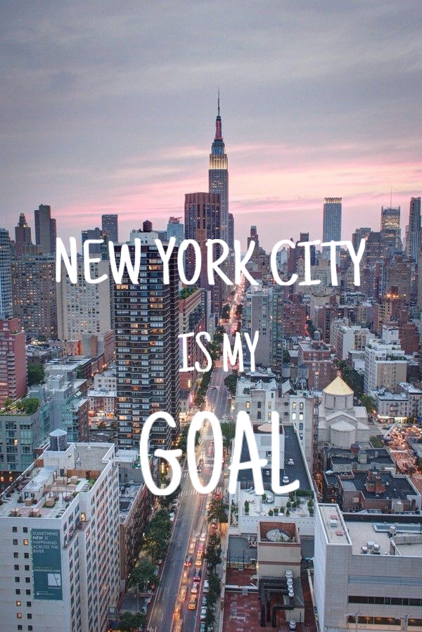 My Life Goal iPhone Wallpaper New York