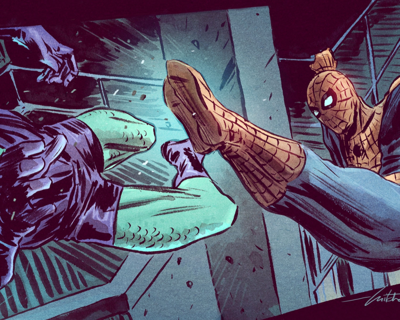 Wallpaper Marvel Man Spider Spiderman Image