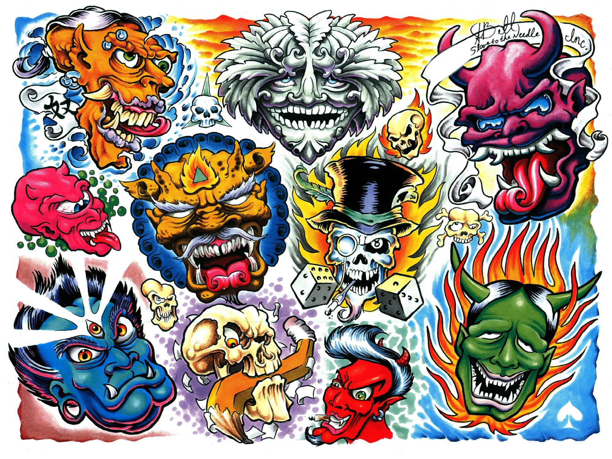 Tattoo Background Wallpaper