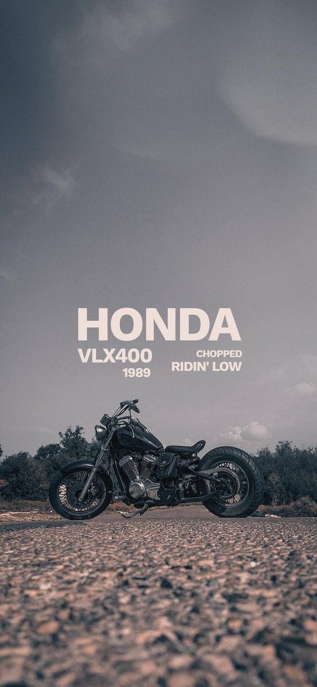 DIY garage built Honda VLX400 rchoppers