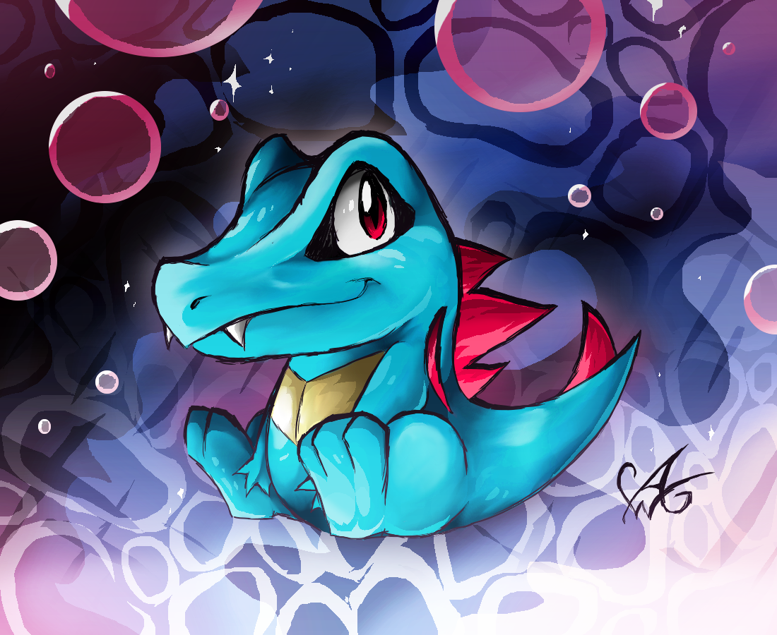 Totodile By Dragongirl269