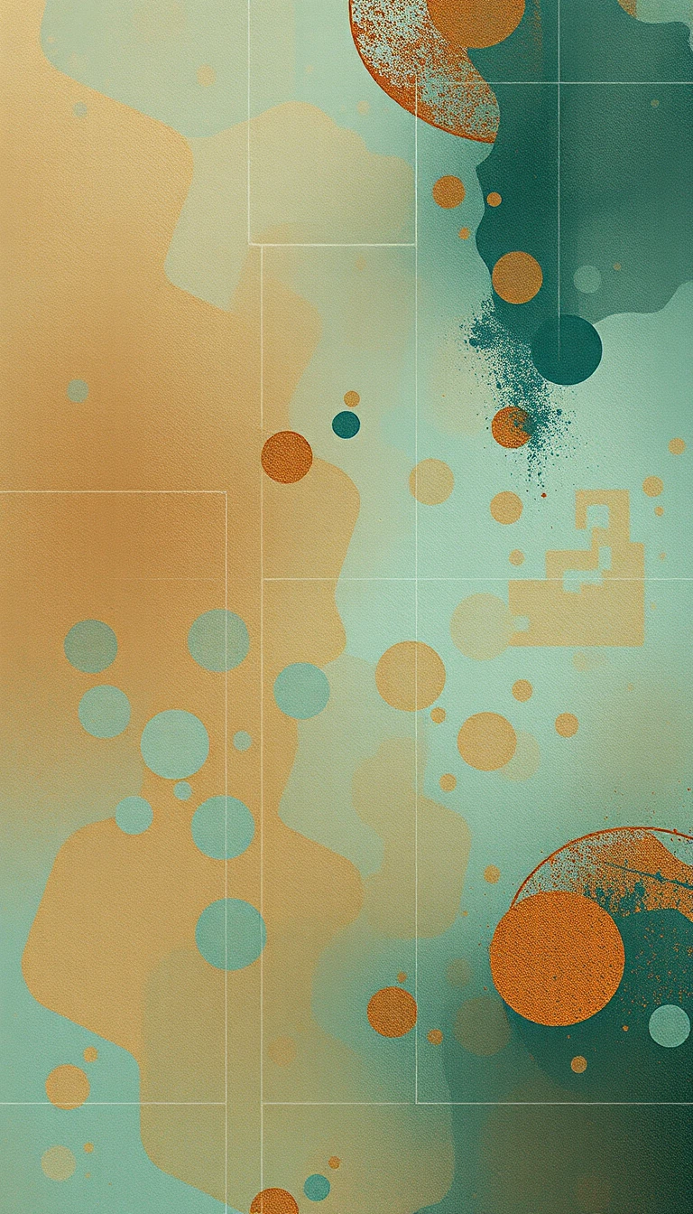 Teal And Brown Wallpaper
