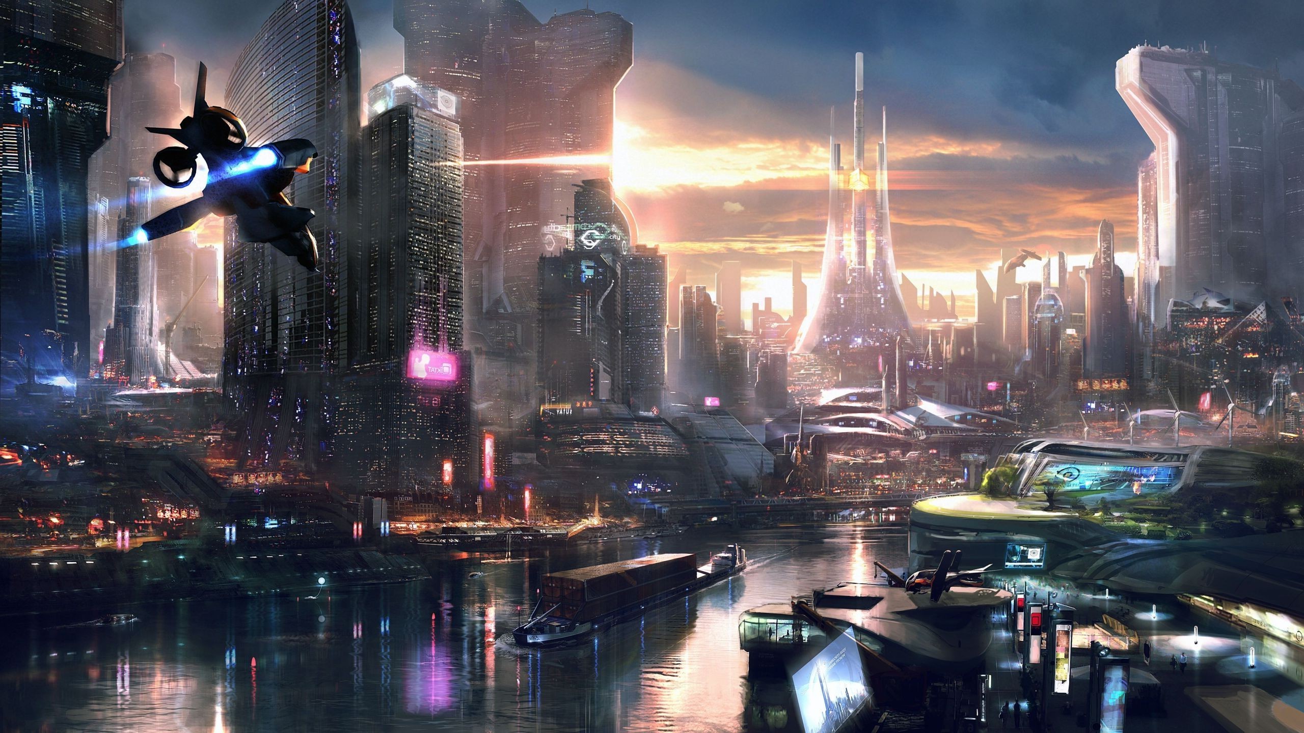 Futuristic City Wallpaper