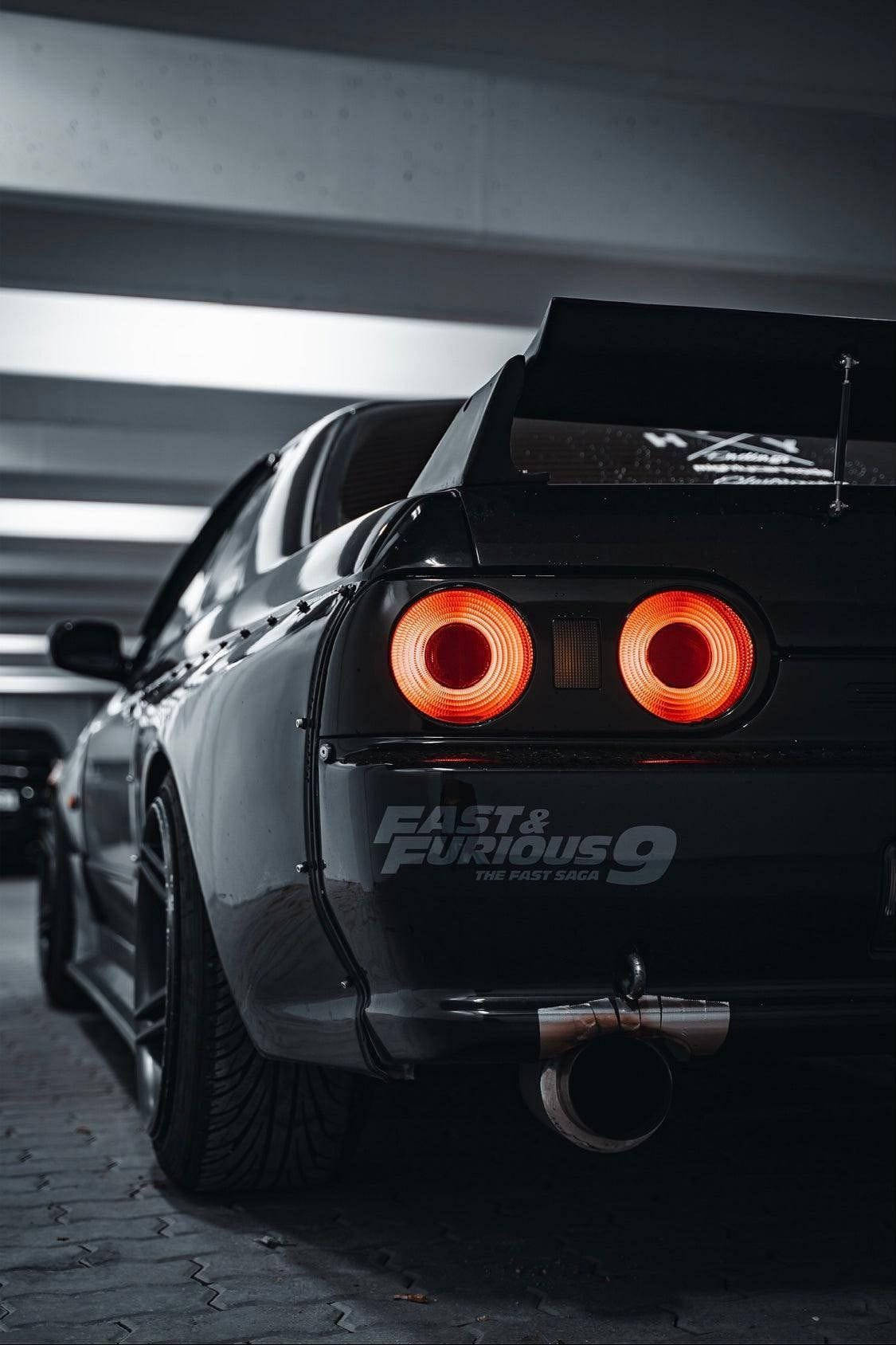 Fast And Furious iPhone Black Red Car Wallpaper