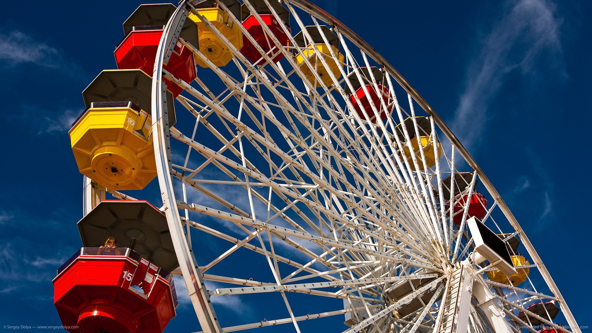 Giant Wheel Ferris Wallpaper Hong Kong Stock