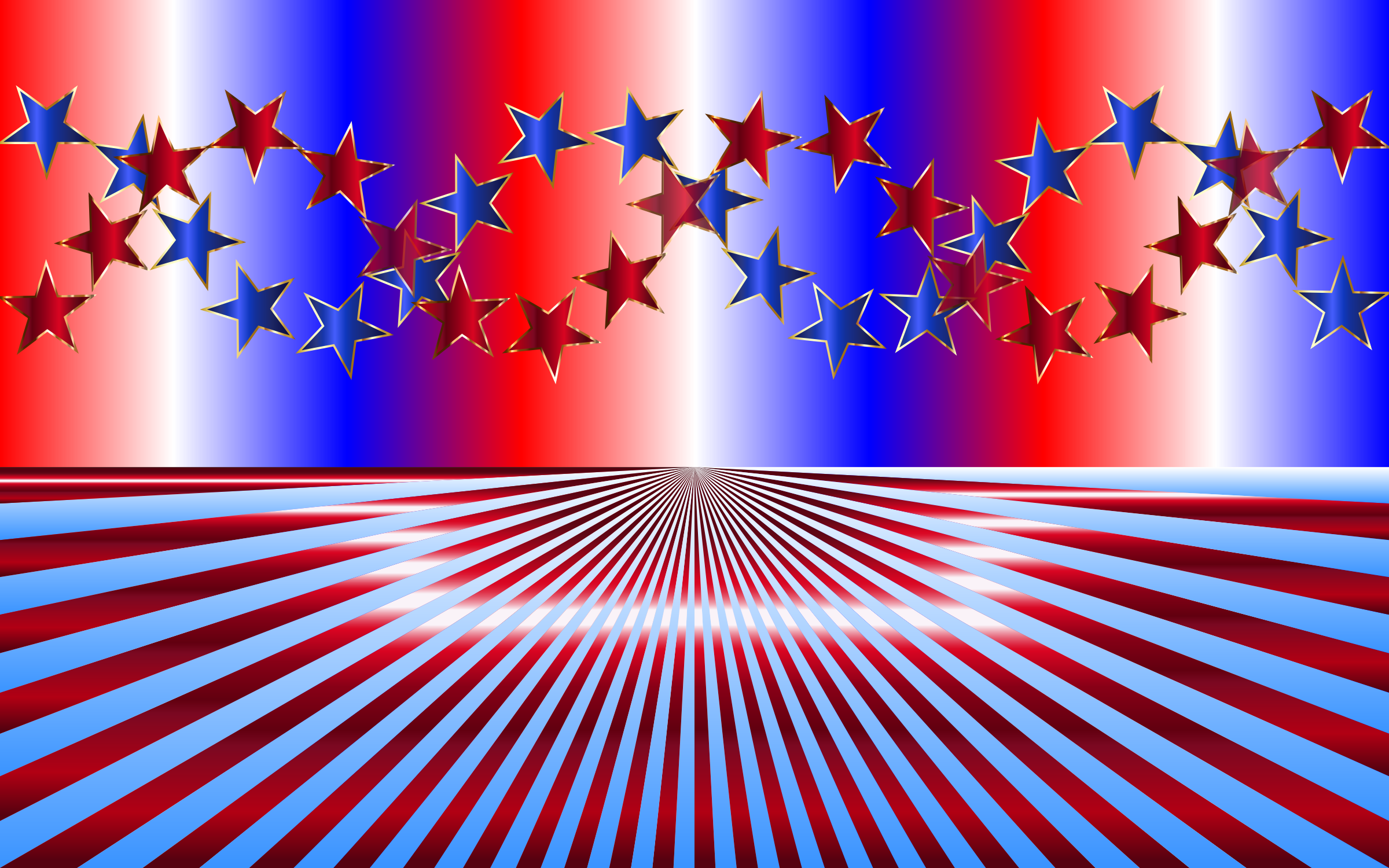 Clipart Red White Blue Background
