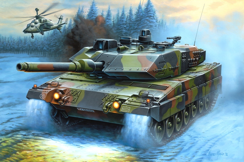 Tanks German Bundeswehr Military Art Leopard