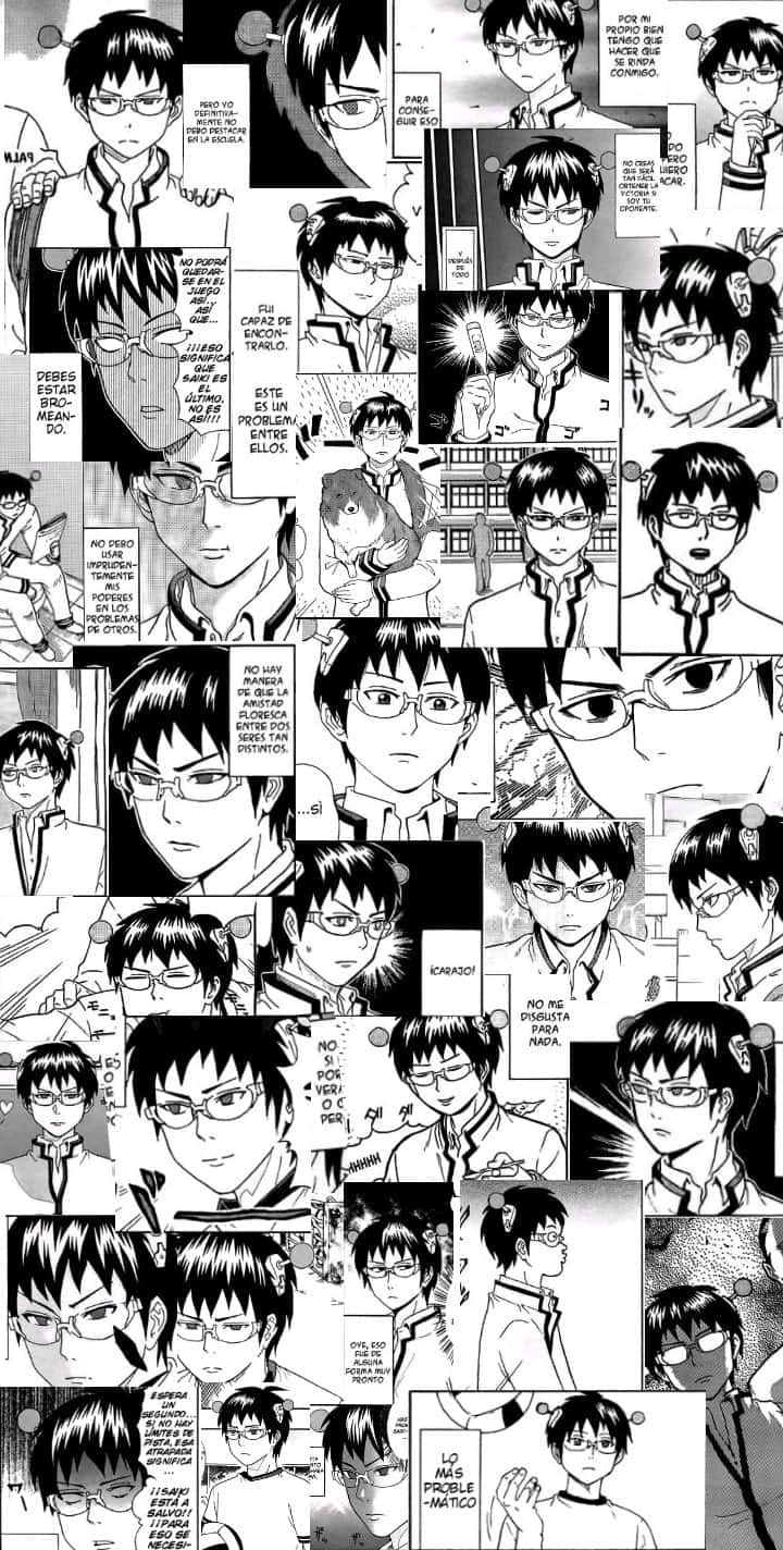 Follow Saiki Kusuo S Misadventures In His Anime Series Wallpaper