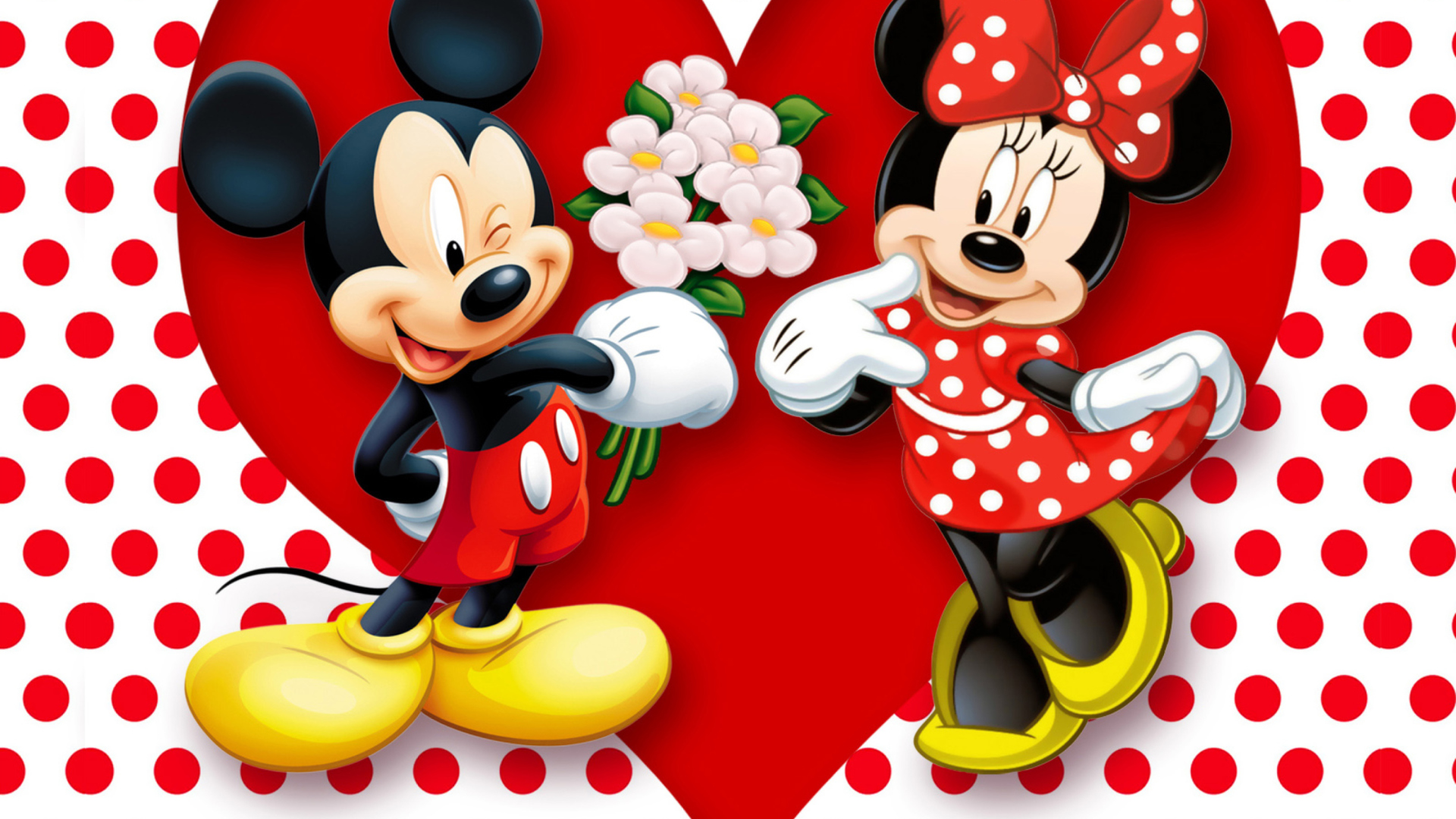 Kostenloses Mickey And Minnie Mouse Wallpaper F R Desktop