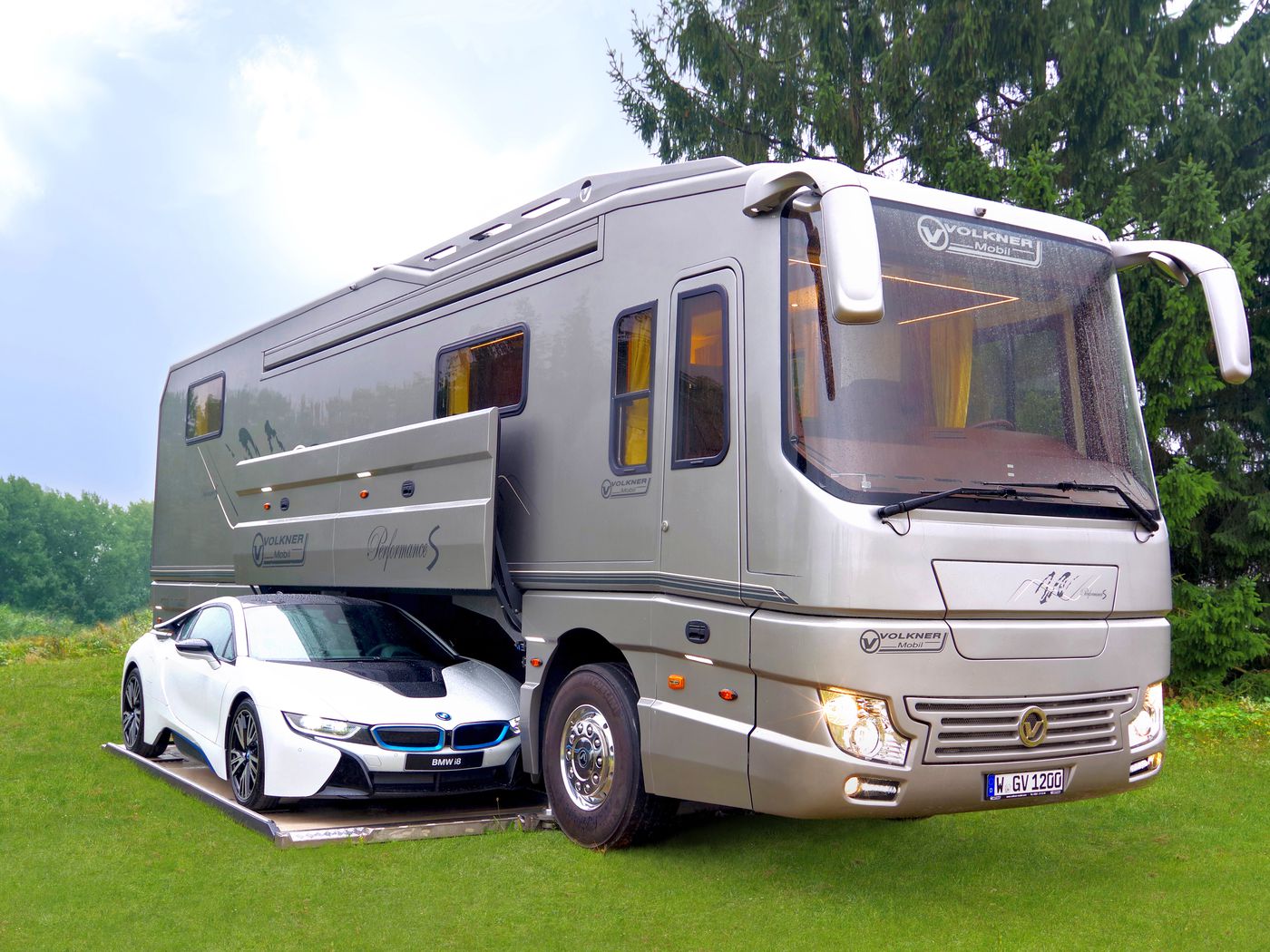Bespoke Rv Hides Sports Car In Mobile Garage Curbed