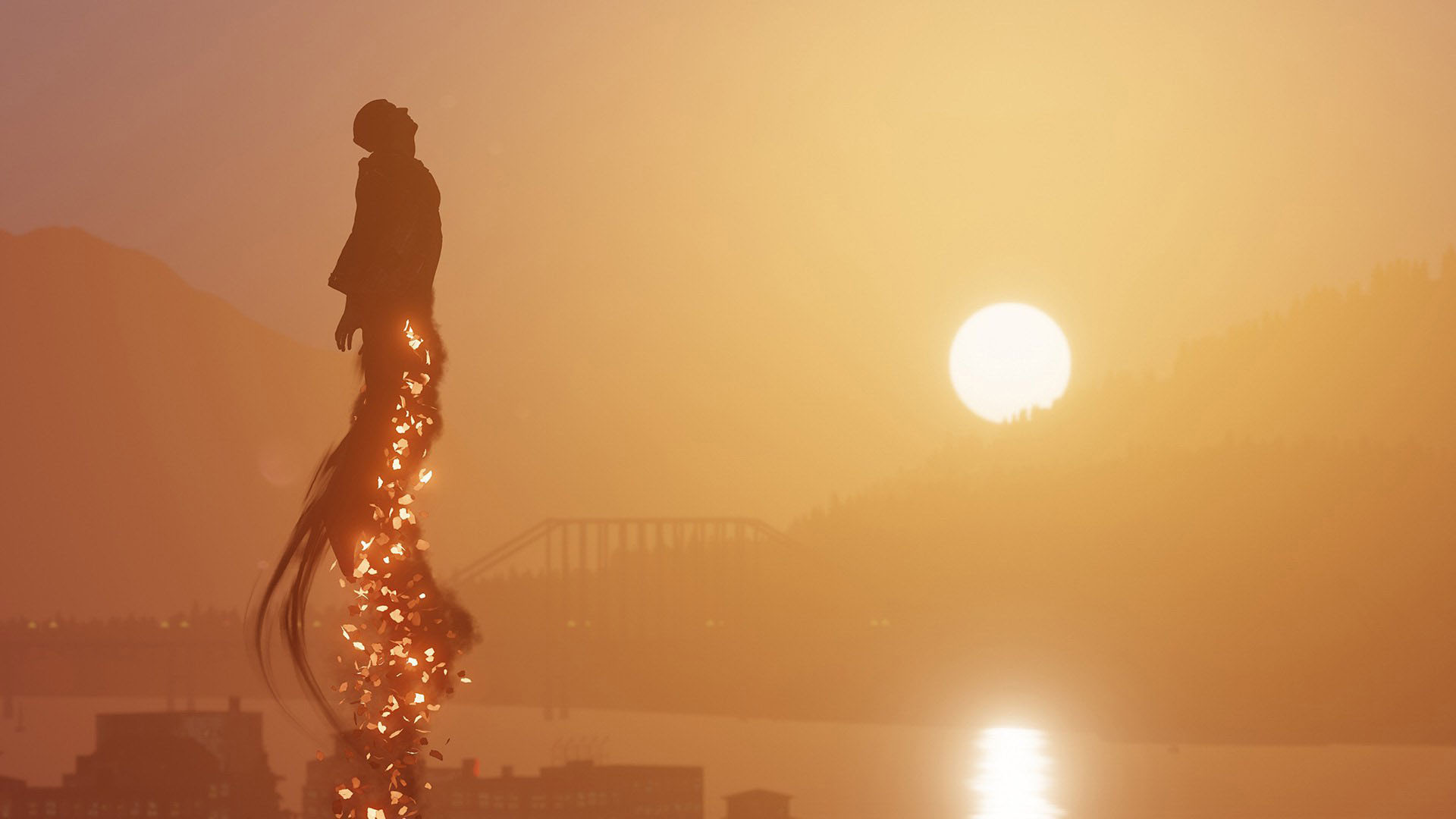 Delsin S Superpower At Sunset Infamous Second Son Wallpaper Jpg