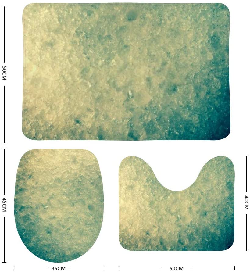 Amazon Zhongji Bath Mat Sets Birds And Flowers On Dark