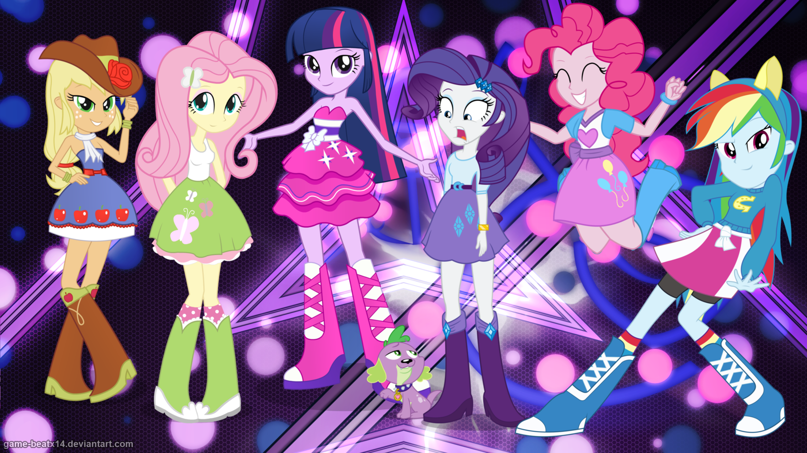 Equestria Girls Wallpaper By Huskyfan