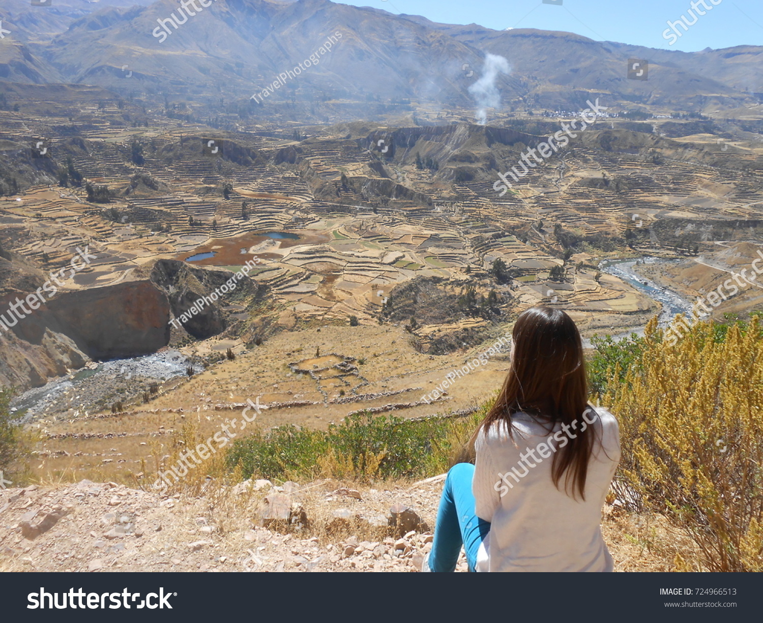 Top Colca Canyon Arequipa Peru Stock Photo Edit Now