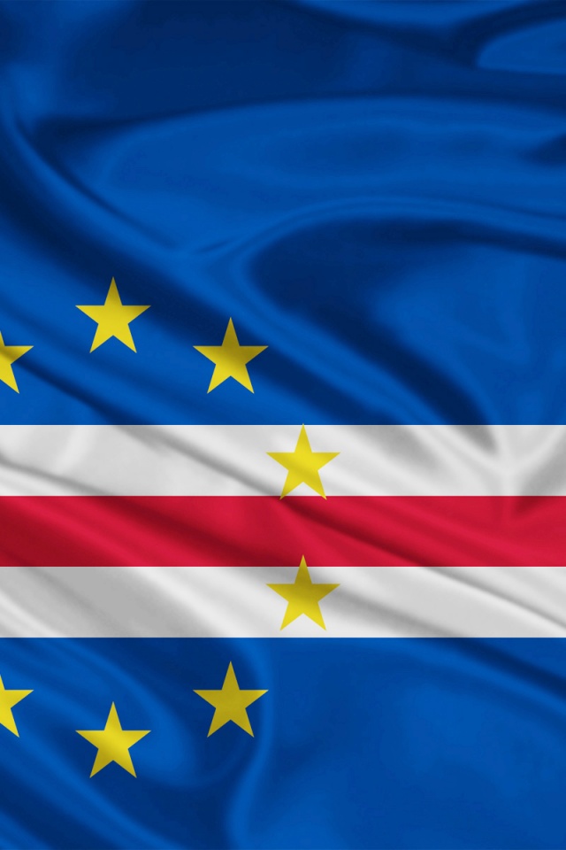 Cape Verde Flag iPhone Wallpaper
