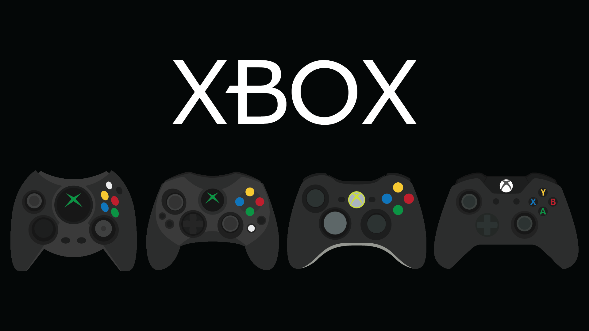 Evolution of Xbox Controllers: A visual journey through the history of Xbox controllers, from the original Xbox to Xbox One