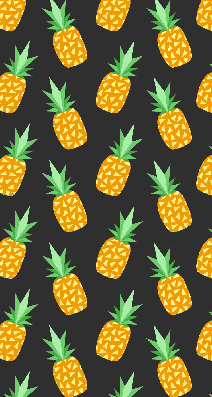 Cute Pineapple Wallpaper