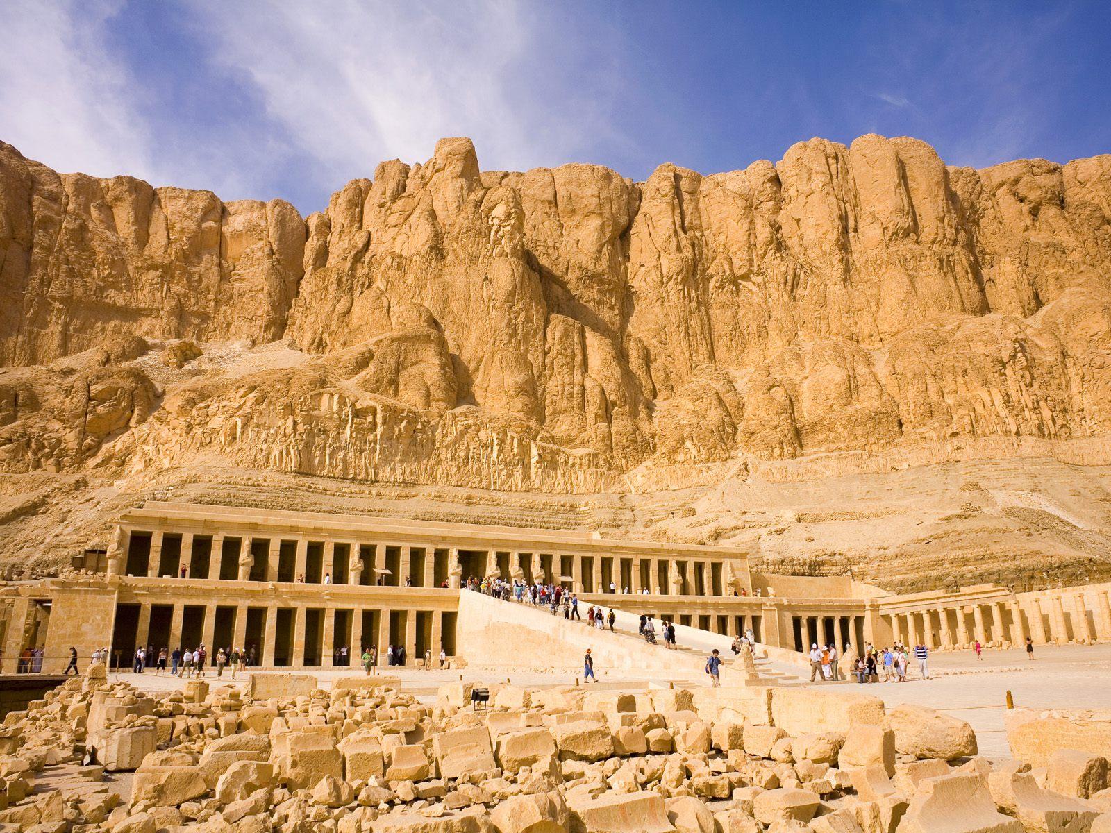 Queen Hatshepsut Temple Egypt Desktop Pc And Mac Wallpaper