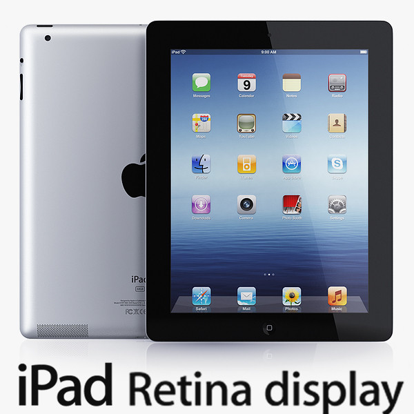 Crisp iPad Retina Display Today Fourth Generation With