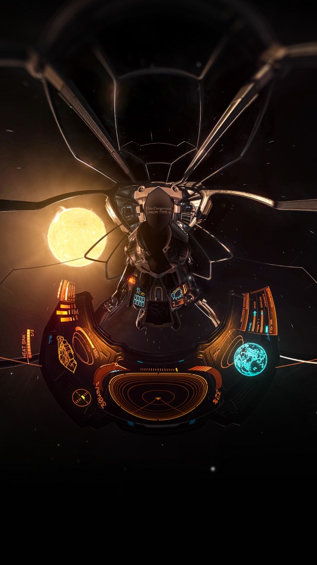 Space Simulator Sci Fi Black Background Control Panel Screenshot