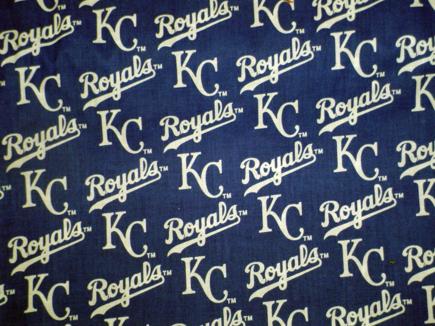 MLB BASEBALL KANSAS CITY ROYALS Cotton Fabric by HandmadeFashion 1500x1125