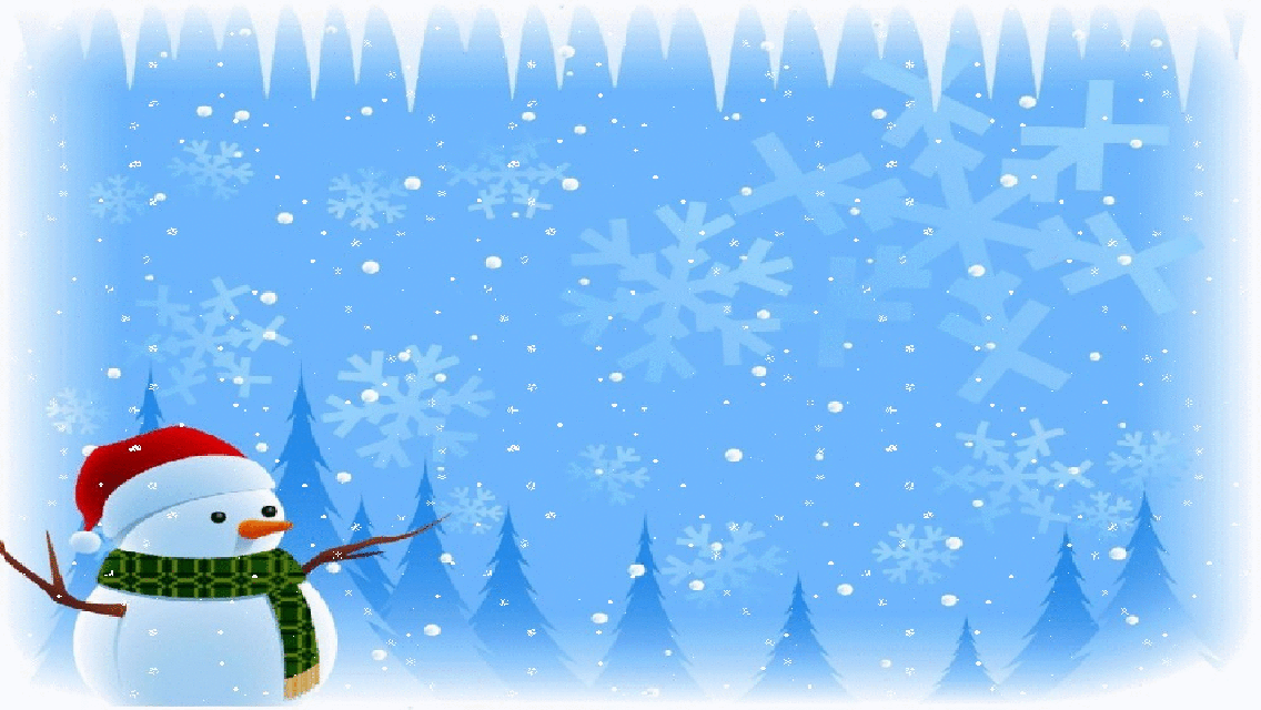 Snowman Wallpaper Grapharoo Animated Christmas Big